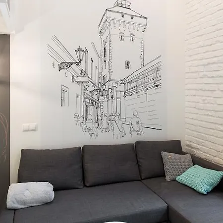 Cheerful Air Conditioned Apartment With Mezzanine And Parking - Old Town Krakow Exterior photo
